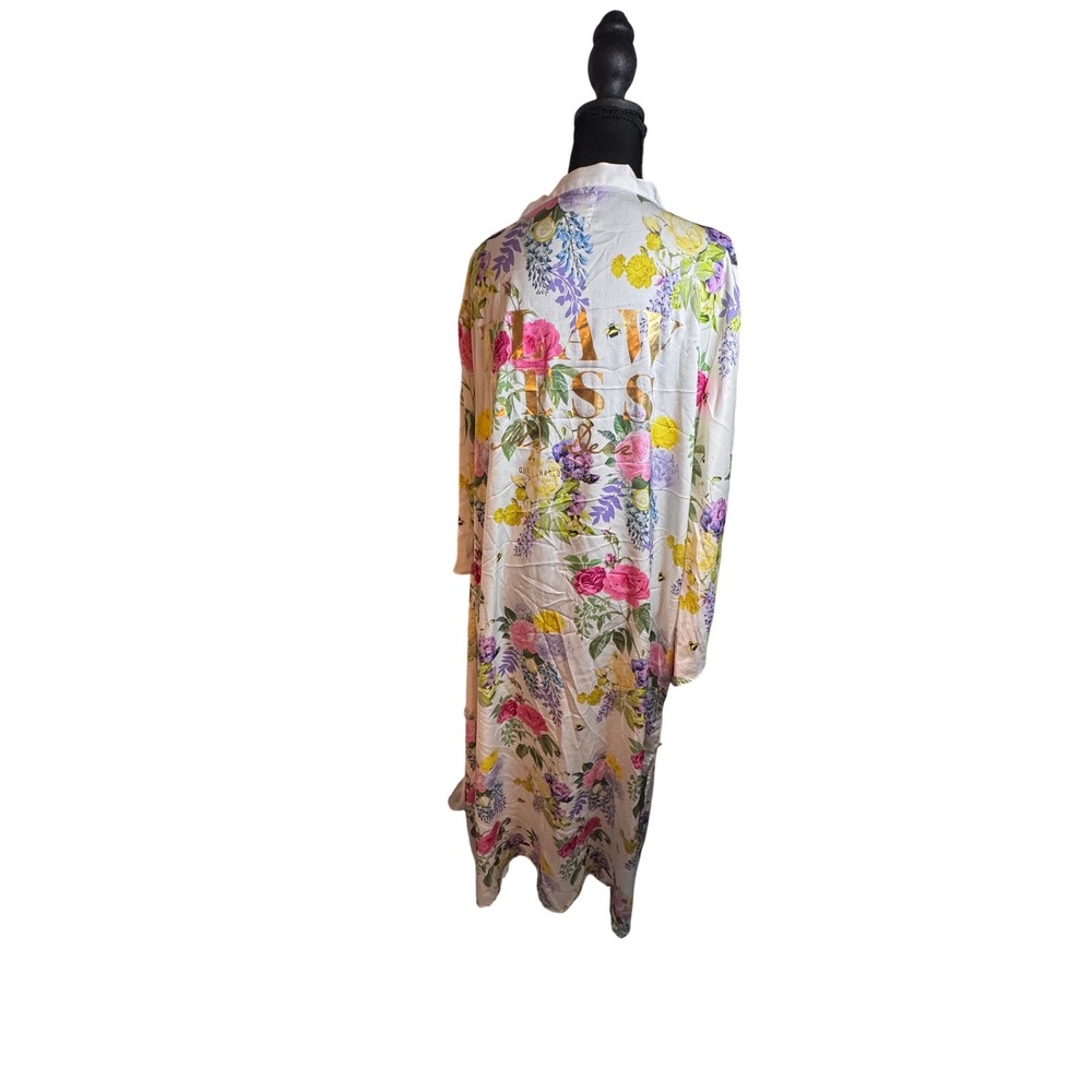 Netflix Bridgerton Queen Charlotte Floral Robe Flawless My Dear missing tie - Picture 3 of 9